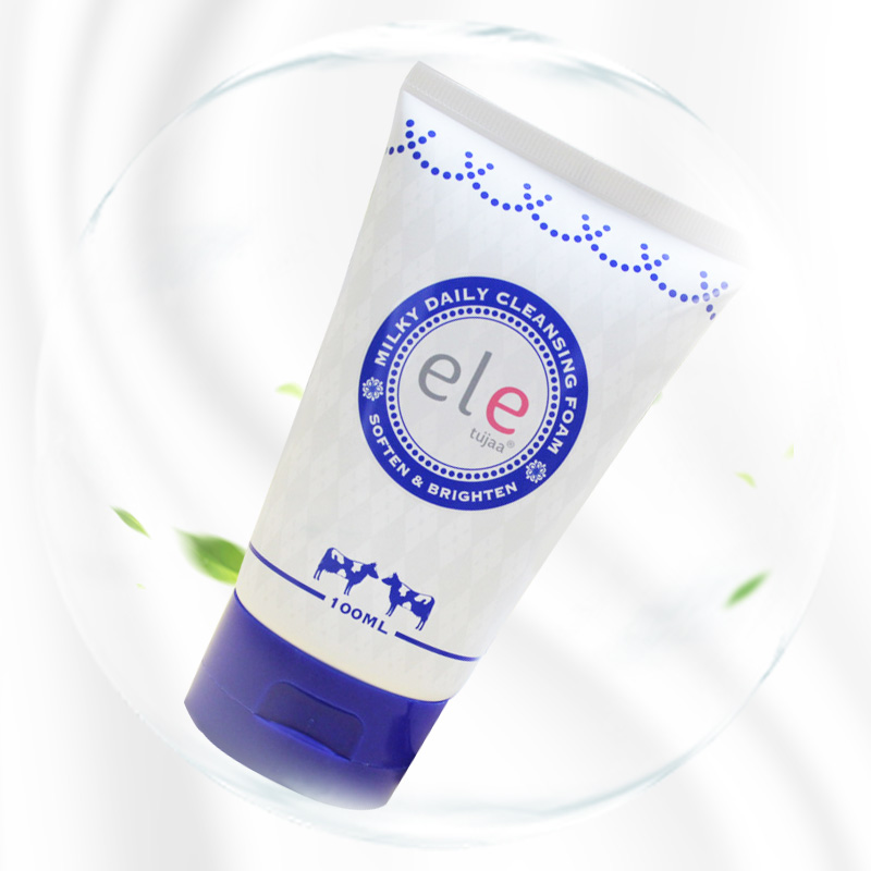 泰国ELE男女牛奶洗面奶洁面乳100ml