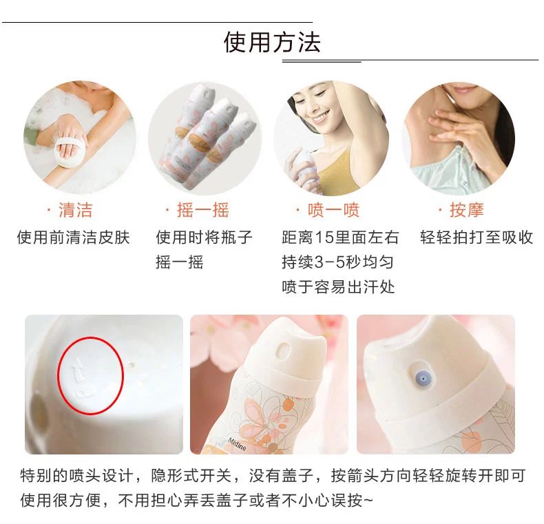 mistine止汗喷雾好不好? Mistine止汗香体喷雾使用方法.jpg
