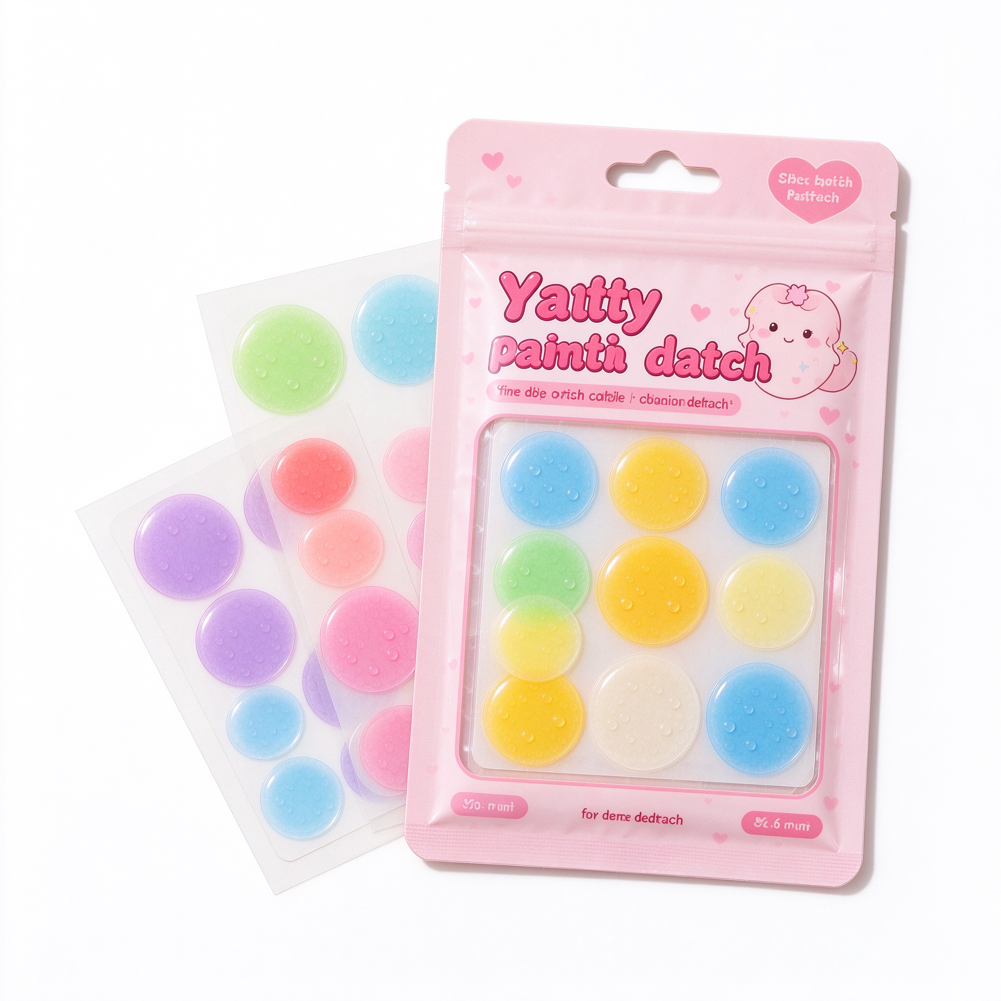 泰国Grrr Beauty痘痘贴：Y2K彩色 hydrocolloid 痘痘贴实测
