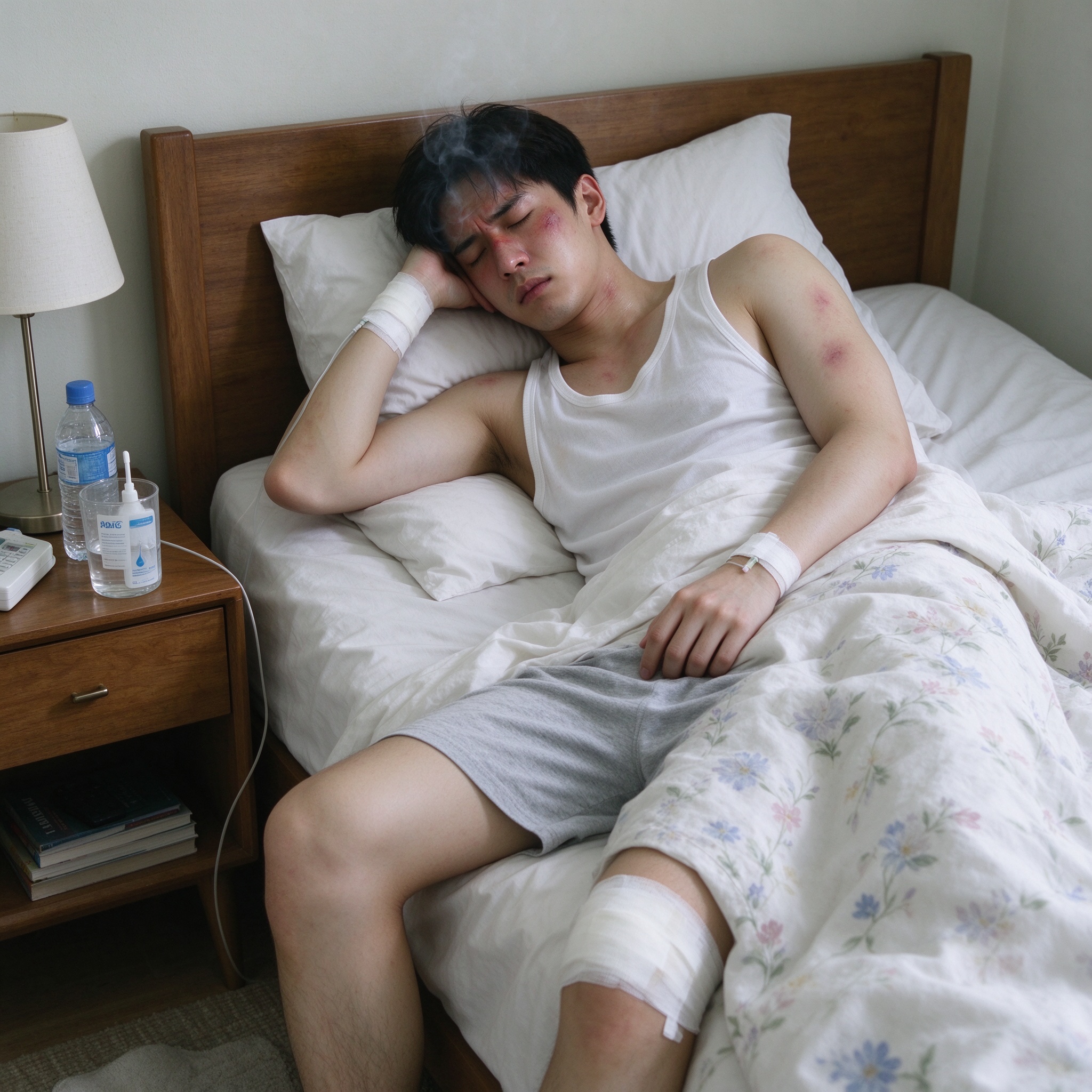 泰国GMMTV演员Gawin Caskey因病暂退:扁桃体炎需在家休养 Thai actor resting sick