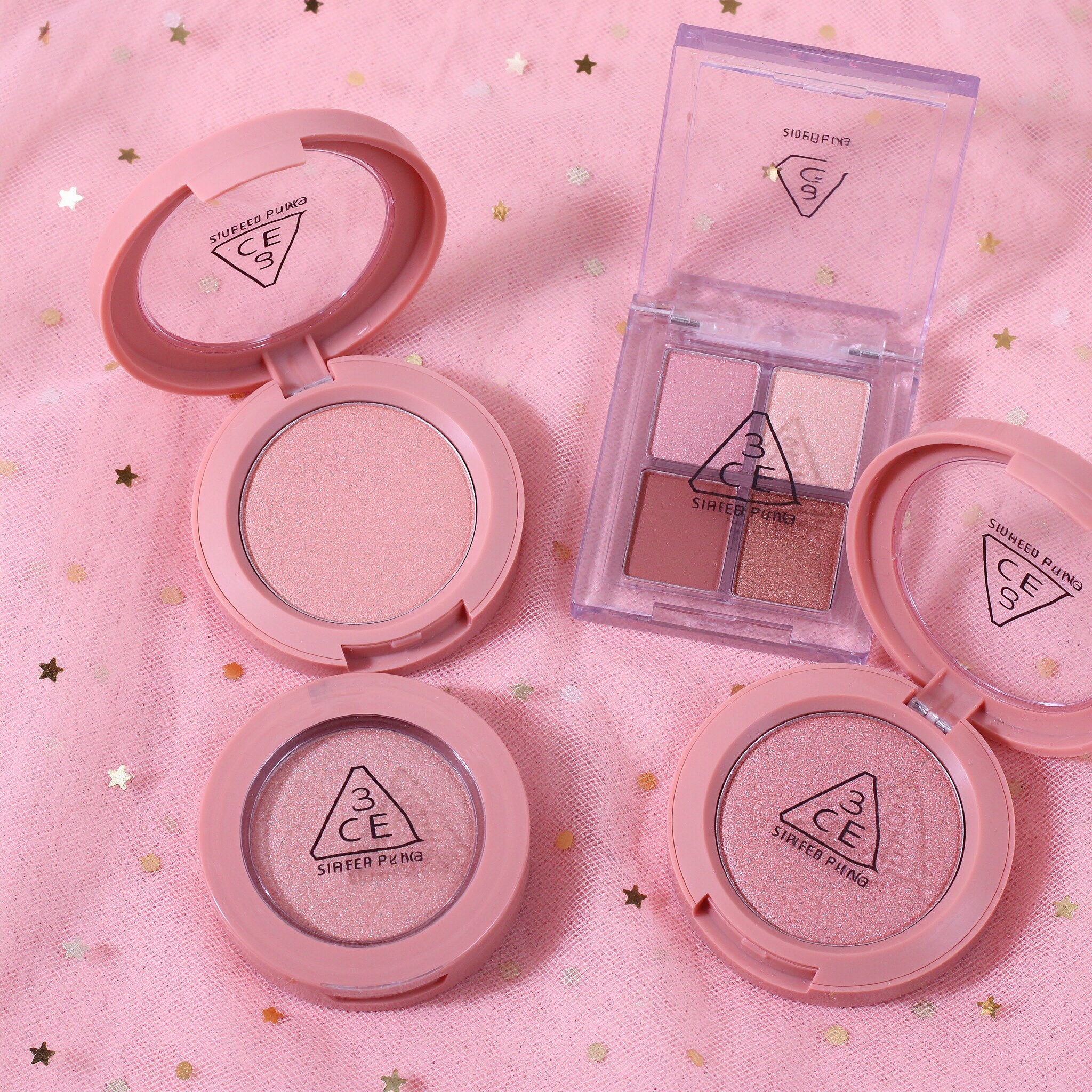 3CE潮流彩妆：眼影唇釉腮红打造个性妆