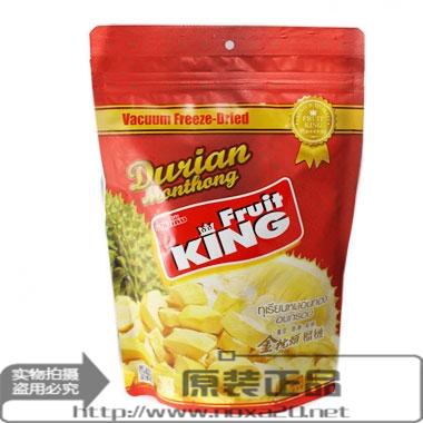 泰国fruit king 金枕头榴莲干 100克（全场满百包邮）
