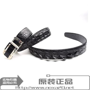 H172大鳄皮具泰国进口鳄鱼皮带 泰国大骨鳄鱼皮皮带 腰带 裤带 