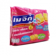 泰国进口食品 珍珍黄油夹心芝士饼干（红色款）