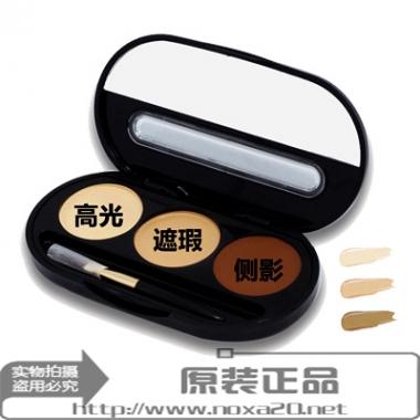 泰国ustar遮瑕膏3合1三色修容盘 高光鼻影侧影粉