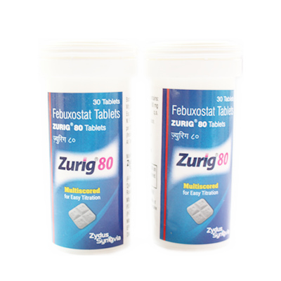 印度zurig80非布司坦降酸片